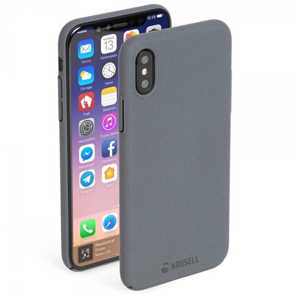 Krusell iPhone X/Xs Deksel Sandby Cover Stone