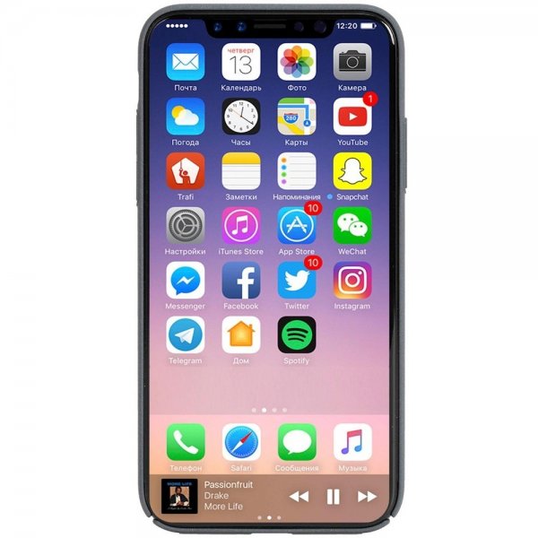 Krusell iPhone X/Xs Deksel Sandby Cover Stone