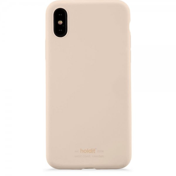 holdit iPhone X/Xs Deksel Silikon Beige