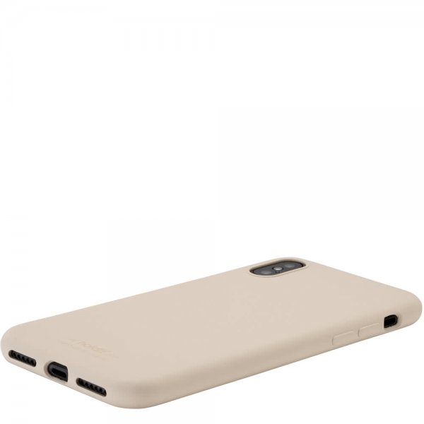 holdit iPhone X/Xs Deksel Silikon Beige
