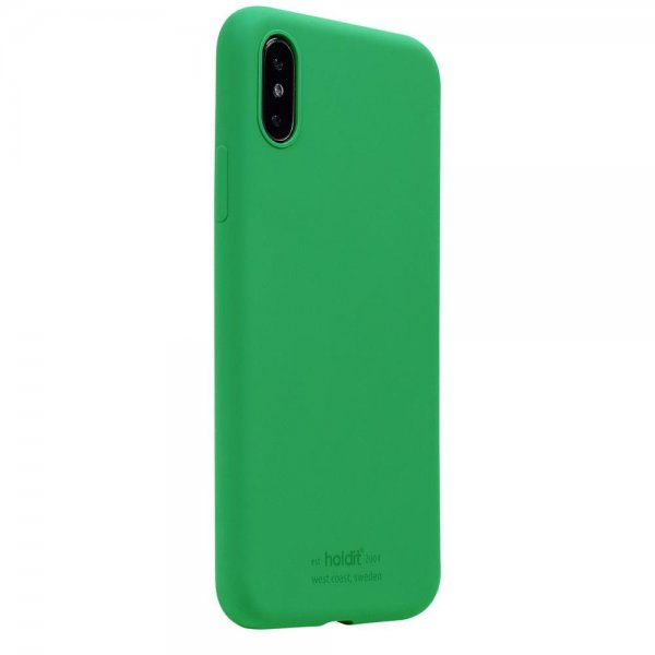 holdit iPhone X/Xs Deksel Silikon Grass Green