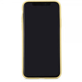 holdit iPhone X/Xs Deksel Silikon Gul