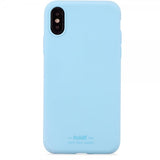 holdit iPhone X/Xs Deksel Silikon Ljusblå