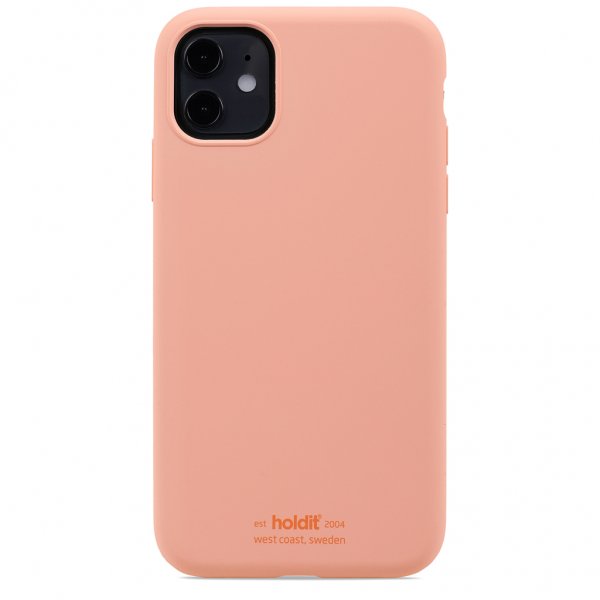 holdit iPhone 11 Deksel Silikon Pink Peach