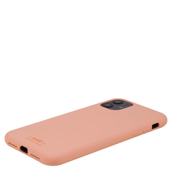 holdit iPhone 11 Deksel Silikon Pink Peach