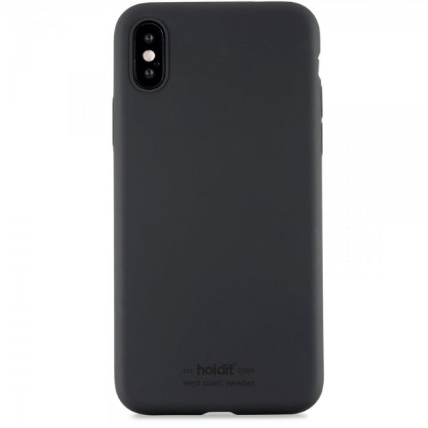 holdit iPhone X/Xs Deksel Silikon Svart