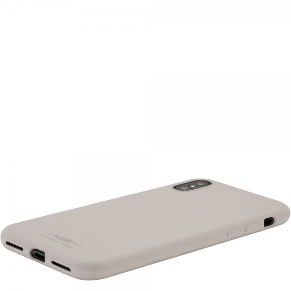 holdit iPhone X/Xs Deksel Silikon Taupe