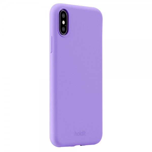 holdit iPhone X/Xs Deksel Silikon Violet