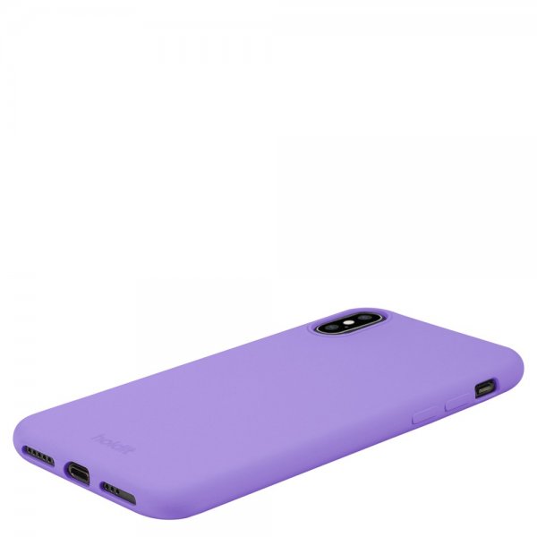 holdit iPhone X/Xs Deksel Silikon Violet