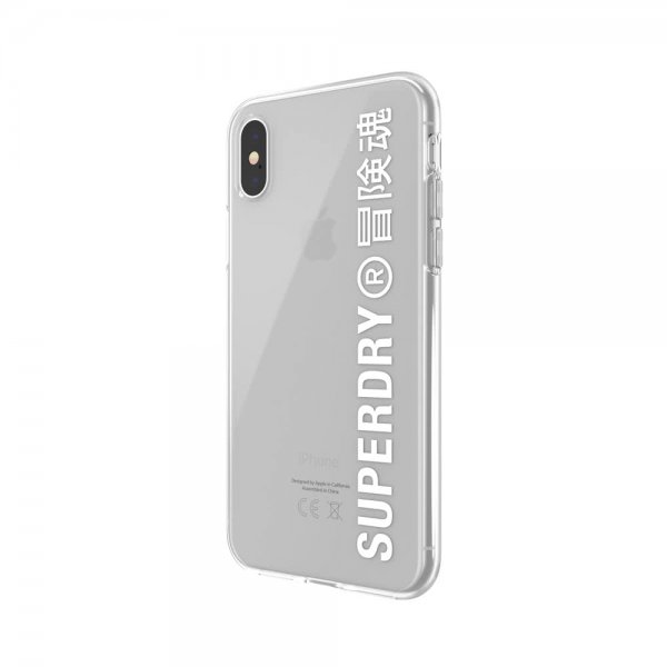 Superdry iPhone X/Xs Deksel Snap Case Clear
