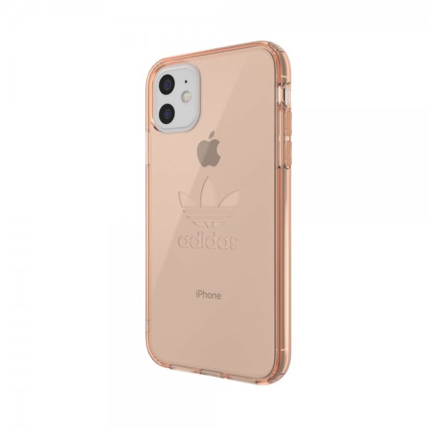Adidas iPhone 11 Deksel OR Protective Clear Case FW19 Rose Gold