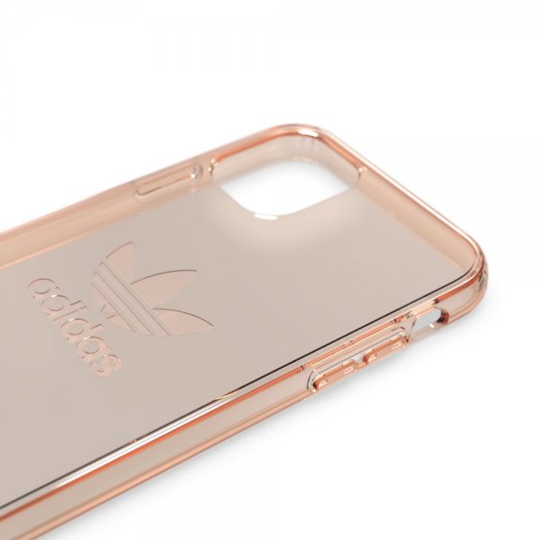 Adidas iPhone 11 Deksel OR Protective Clear Case FW19 Rose Gold