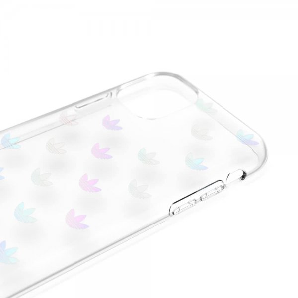 Adidas iPhone 11 Deksel Snap Case ENTRY FW19 Transparent Sølv