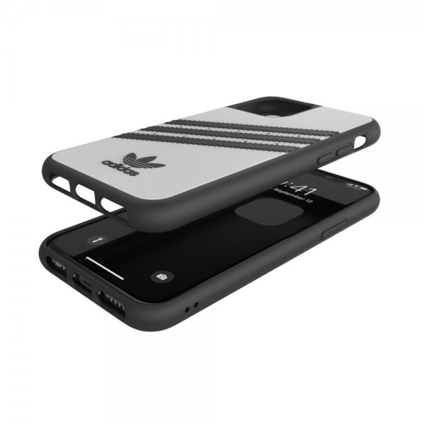 Adidas iPhone 11 Pro Deksel OR 3 Stripes Snap Case PU FW19 Hvit Svart