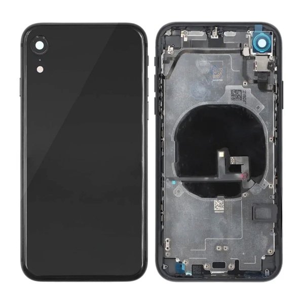 iPhone XR Bakside med Komplett Ramme Premium - Svart