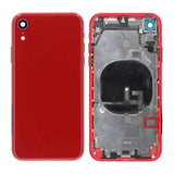 iPhone XR Bakside med Komplett Ram Premium - Rød
