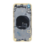iPhone XR bakside med komplett Premium-ramme - gul