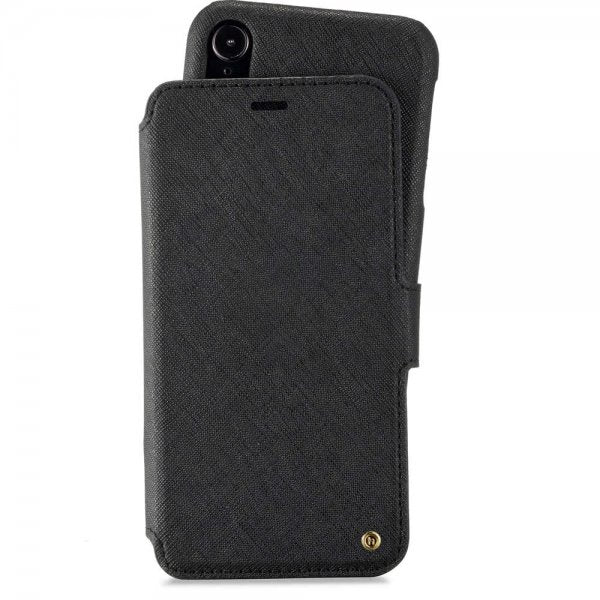 holdit iPhone Xr Etui Stockholm Löstagbart Deksel Svart