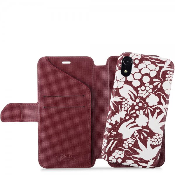 holdit iPhone Xr Etui Stockholm Löstagbart Deksel Tropical White