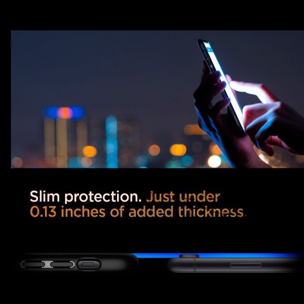 Spigen iPhone Xr Deksel Liquid Air Matte Black