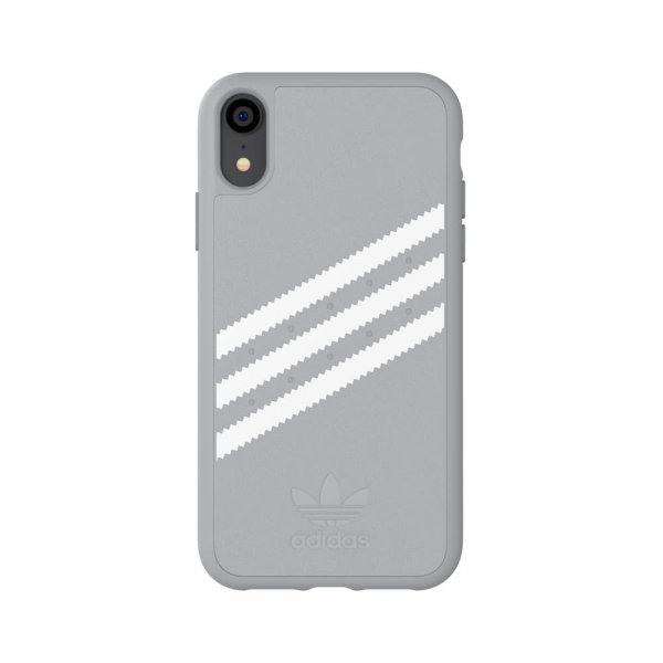 Adidas iPhone Xr Deksel OR Moulded Case FW18 SUEDE Grå HHvit