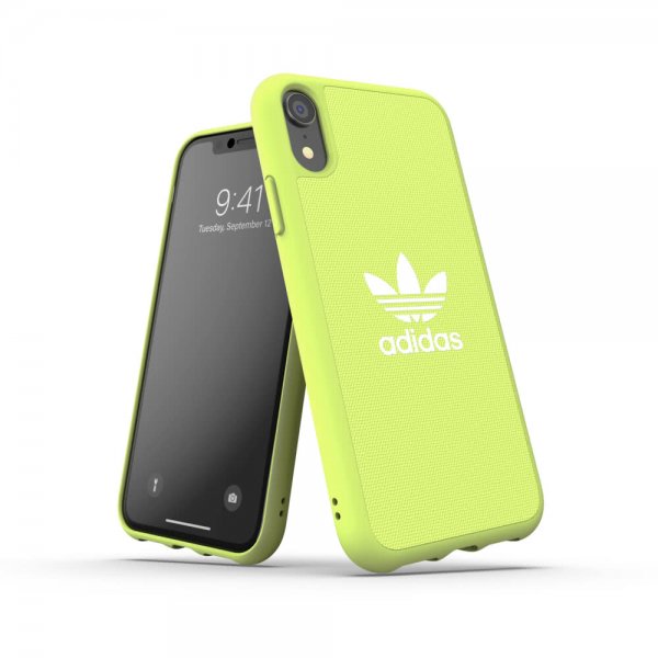 Adidas iPhone Xr Deksel OR Moulded Case SS20 Canvas Gul