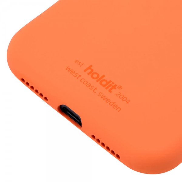 holdit iPhone Xr Deksel Silikon Oransje