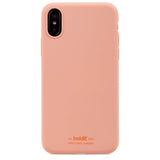 holdit iPhone X/Xs Deksel Silikon Pink Peach