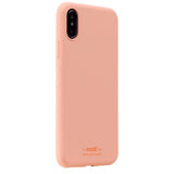 holdit iPhone X/Xs Deksel Silikon Pink Peach