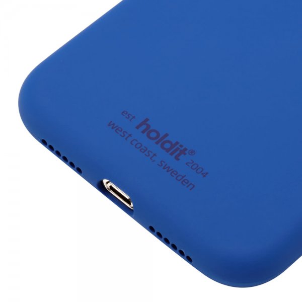 holdit iPhone Xr Deksel Silikon Royal Blue