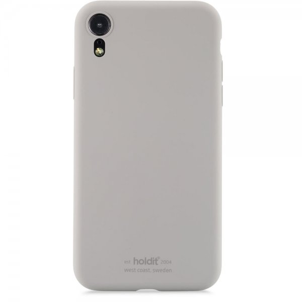holdit iPhone Xr Deksel Silikon Taupe