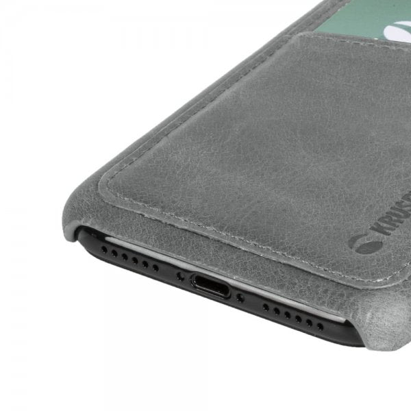 Krusell iPhone Xr Deksel Sunne CardCover Vintage Grey