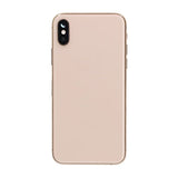 iPhone XS Bakside med Komplett Ramme Premium - Gull