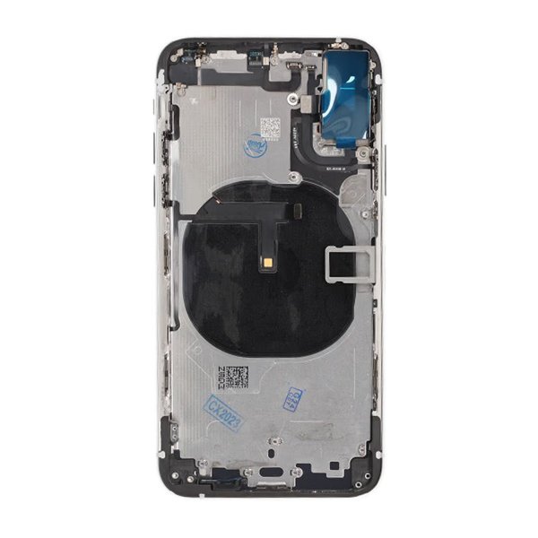 iPhone XS bakside med komplett ramme Premium - sølv