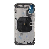 iPhone XS bakside med komplett ramme Premium - sølv