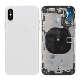 iPhone XS bakside med komplett ramme Premium - sølv