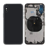 iPhone XS bakside med komplett ramme OEM - svart