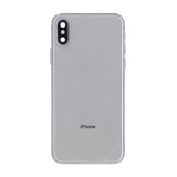 iPhone XS bakside med komplett ramme - hvit