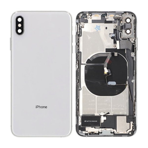 iPhone XS Max Bakside med Komplett Ramme - Hvit