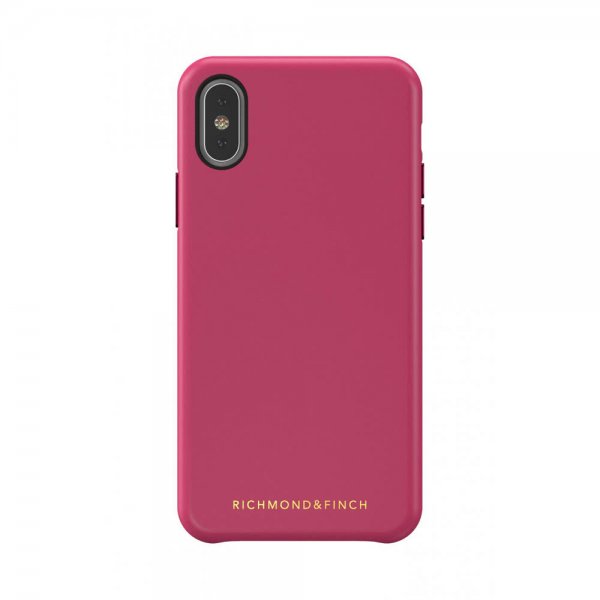 Richmond & Finch iPhone Xs Max Etui Wallet Löstagbart Deksel Rosa