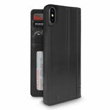 Twelve South iPhone Xs Max PlånboksEtui Journal Ekte Skinn Svart