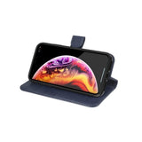 iPhone Xs Max Etui med Stativ Blå