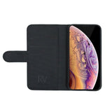 Rvelon iPhone Xs Max Etui Detachable Wallet Case Svart