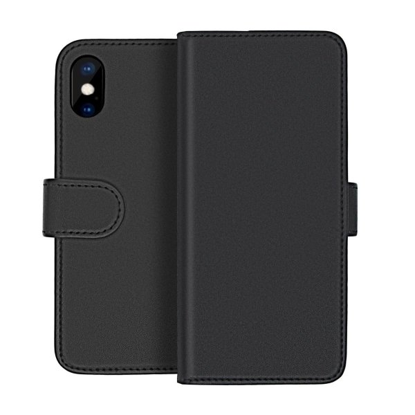 Rvelon iPhone Xs Max Etui Detachable Wallet Case Svart