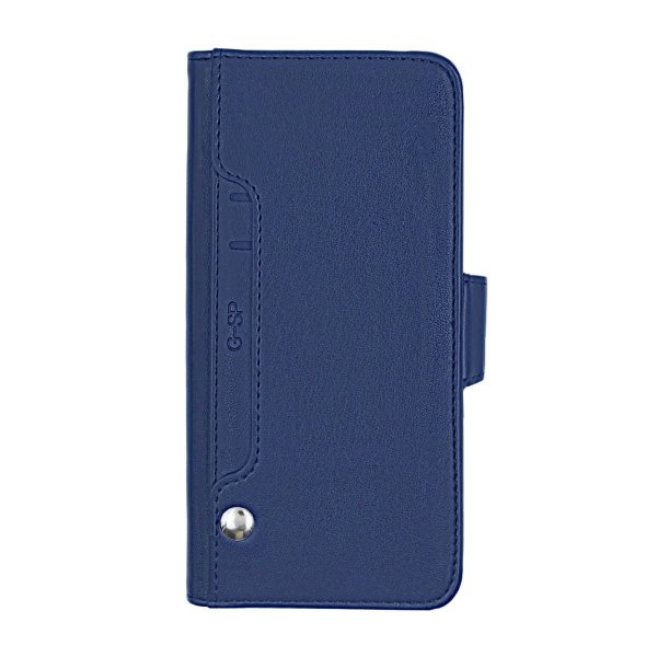 iPhone Xs Max Etui Utbrettbar Kortlomme Blå