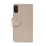 iPhone Xs Max Etui Utbrettbar Kortlomme Grå