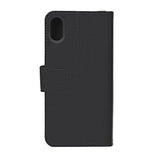 iPhone Xs Max Etui Utbrettbar Kortlomme Svart