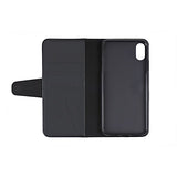 iPhone Xs Max Etui Utbrettbar Kortlomme Svart