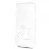 Karl Lagerfeld iPhone Xs Max Deksel Fun ChouPETte Transparent