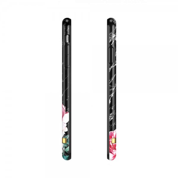 Richmond & Finch iPhone Xs Max Deksel Black Marble Floral